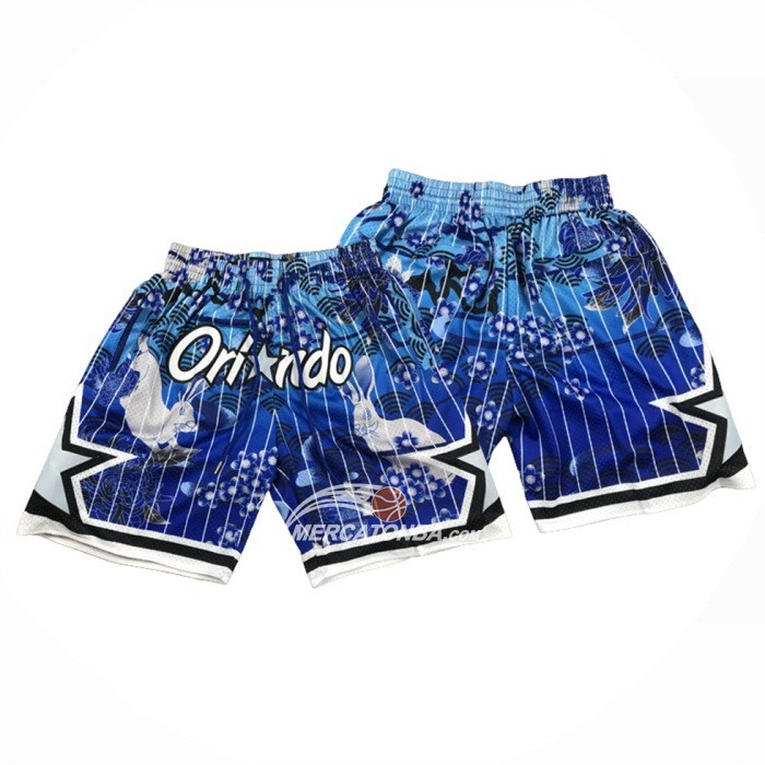 Pantaloncini Orlando Magic Lunar New Year Mitchell & Ness Just Don Blu